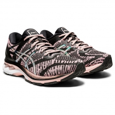 Asics Running Shoes Gel Kayano 27 MX (Knit-Mesh, Stability) black/rose Women